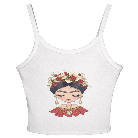 Frida Kahlo Women's Spaghetti Strap Tank Top