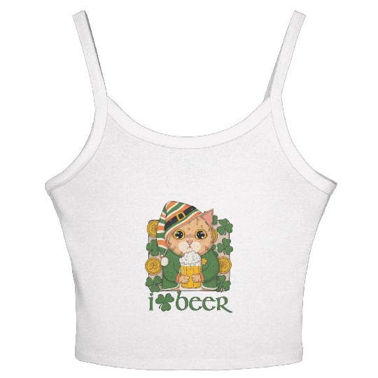 I Love Beer Women's Spaghetti Strap Tank Top