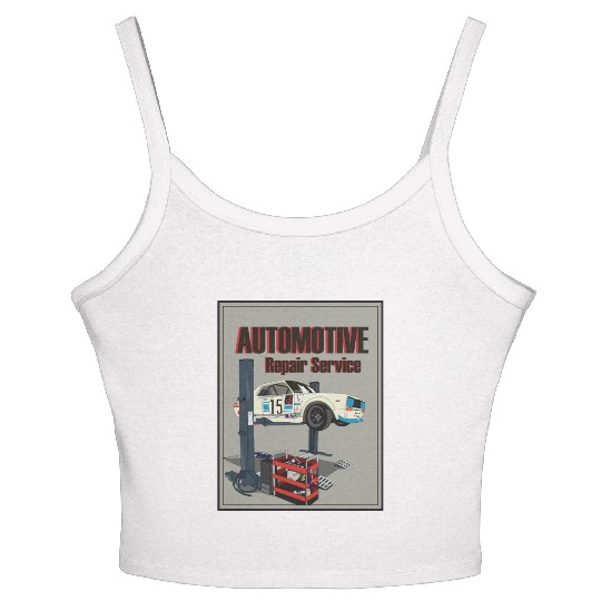 Automotive repair service Women's Spaghetti Strap Tank Top