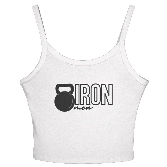 Iron men Women's Spaghetti Strap Tank Top