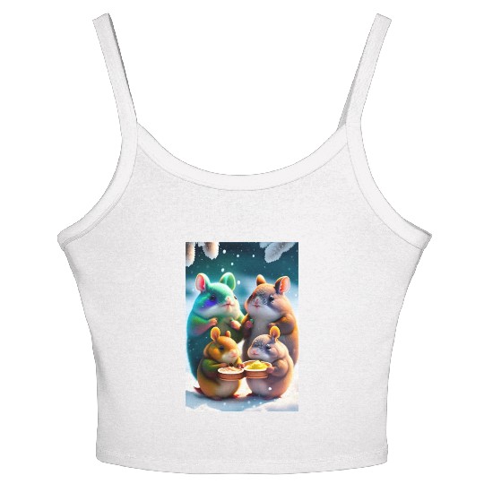 Cute Totoro Women's Spaghetti Strap Tank Top