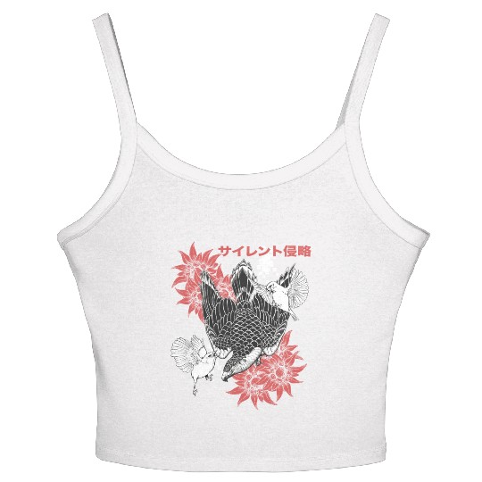 Birds Of Prey Falcon Women's Spaghetti Strap Tank Top