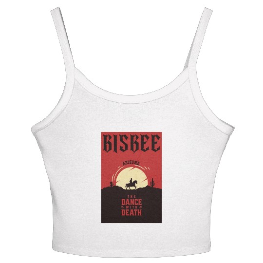 bisbee Arizonna wild west town Women's Spaghetti Strap Tank Top