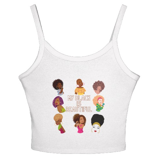 My Black Is Beautiful Women's Spaghetti Strap Tank Top