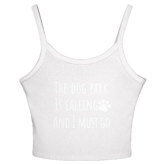 dog park funny dog mom dad owner Women's Spaghetti Strap Tank Top