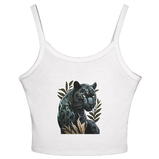 The power of the black panther Women's Spaghetti Strap Tank Top