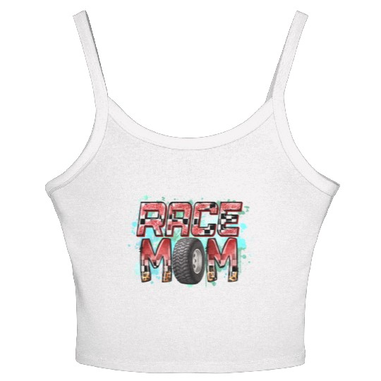 Race Mom Women's Spaghetti Strap Tank Top