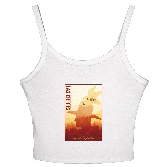 Las Cruces New Mexico wild west town Women's Spaghetti Strap Tank Top
