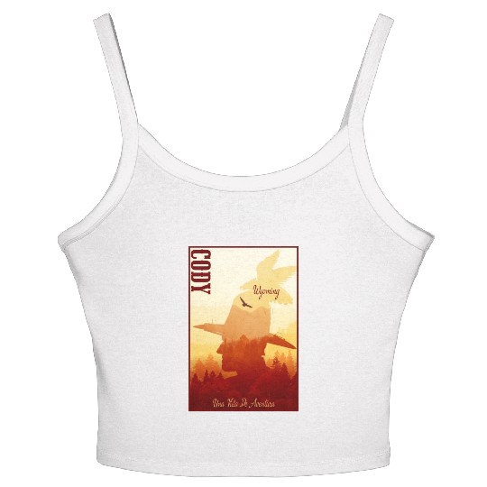 Cody Wyoming wild west town Women's Spaghetti Strap Tank Top