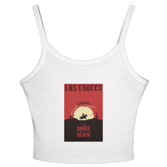 Las Cruces New Mexico wild west town Women's Spaghetti Strap Tank Top