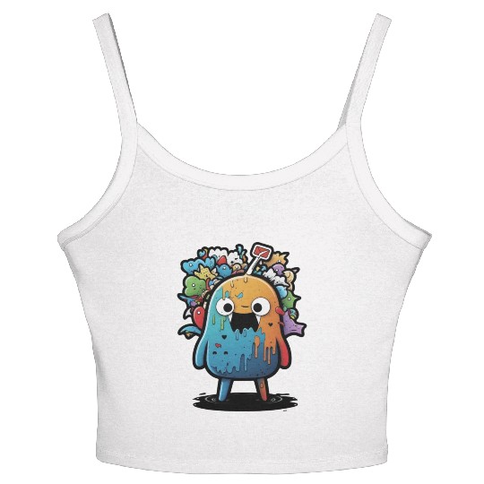 my imaginary friends Women's Spaghetti Strap Tank Top