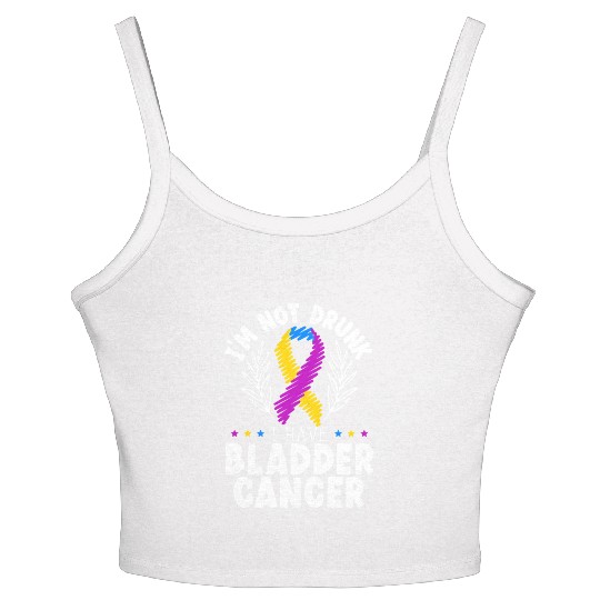 Bladder Cancer Warrior Bladder Cancer Awareness Women's Spaghetti Strap Tank Top