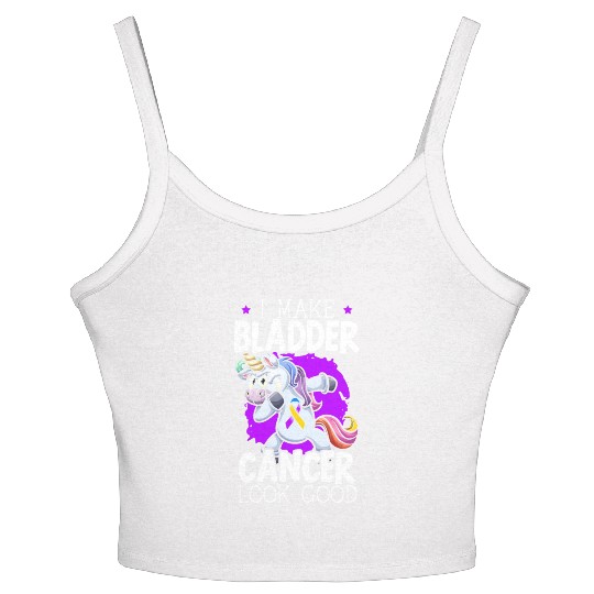 Bladder Cancer Warrior Bladder Cancer Awareness Women's Spaghetti Strap Tank Top