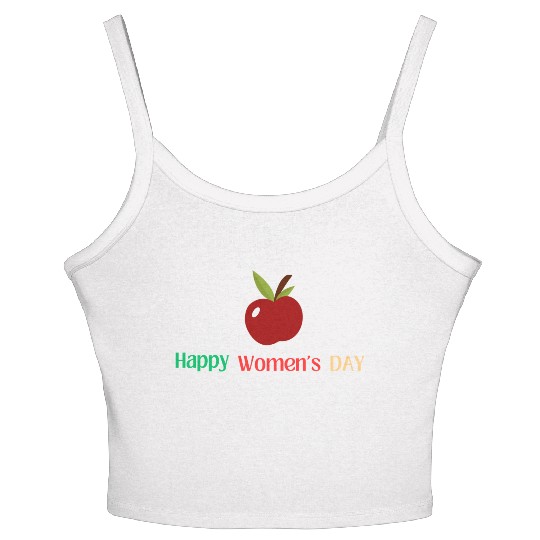 Embrace Equity Happy Women's Day Women's Spaghetti Strap Tank Top