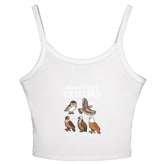 Birds of Prey Of The World Women's Spaghetti Strap Tank Top