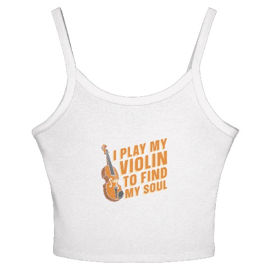 Violin Violinist Humor Women's Spaghetti Strap Tank Top