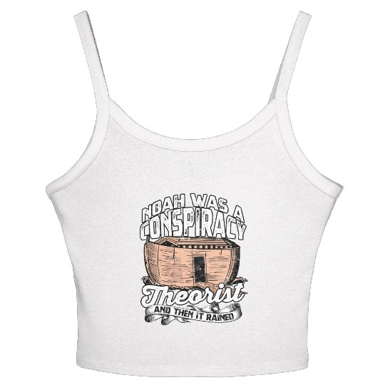 Conspiracy Theorist Theory Science Fiction Women's Spaghetti Strap Tank Top