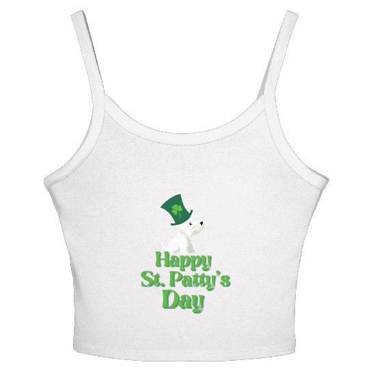 Happy St Patrick's day Women's Spaghetti Strap Tank Top