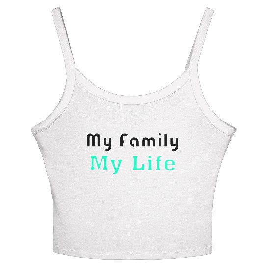 life quotes Women's Spaghetti Strap Tank Top