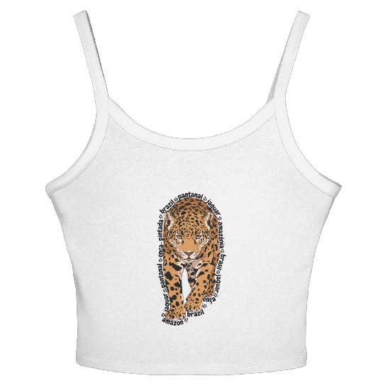 Brazilian Jaguar Women's Spaghetti Strap Tank Top