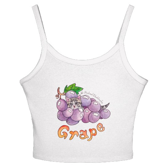 Grape Women's Spaghetti Strap Tank Top