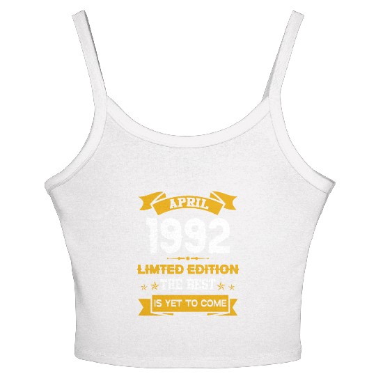 April 1992 Birthday Surprise Women's Spaghetti Strap Tank Top