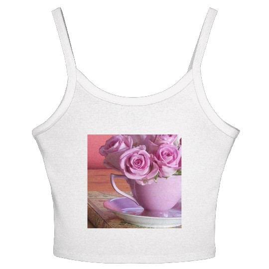 Beautiful Floral print Women's Spaghetti Strap Tank Top