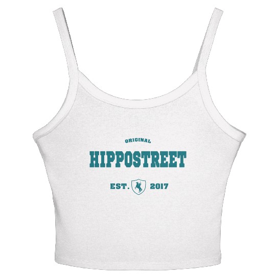 Brand Hippo Street, Thailand has temples, large pi Women's Spaghetti Strap Tank Top