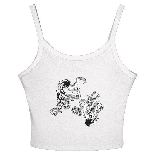 octopus alive Women's Spaghetti Strap Tank Top