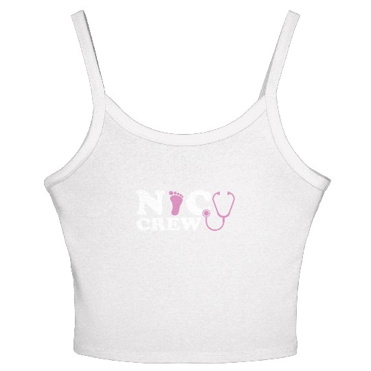 Funny NICU Crew Women's Spaghetti Strap Tank Top