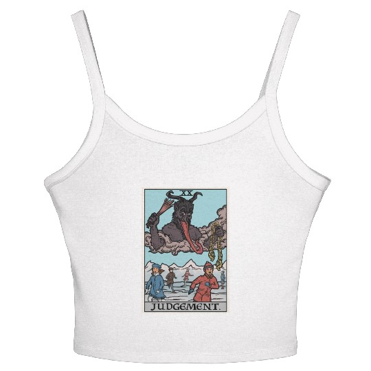 Judgement by Krampus Women's Spaghetti Strap Tank Top
