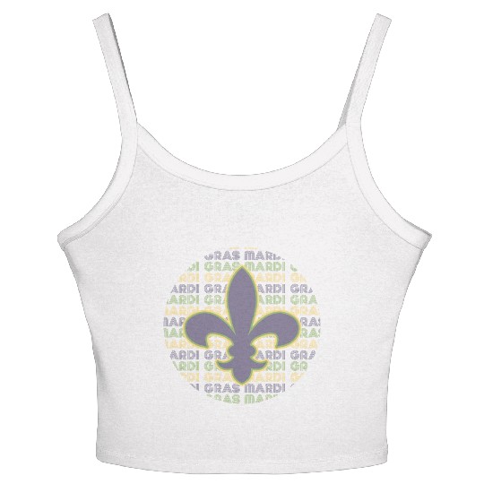 Mardi Gras New Orleans Women's Spaghetti Strap Tank Top