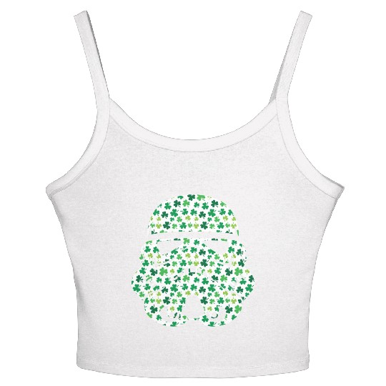 Stormtrooper Saint Patricks Day Women's Spaghetti Strap Tank Top