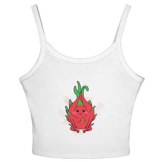 dragon fruit - fruits in season Women's Spaghetti Strap Tank Top