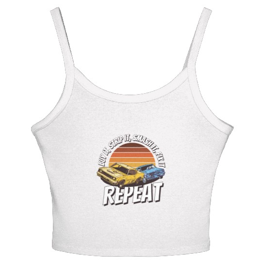 Demo Derby Demolition Derby Demolition Derby Lover Women's Spaghetti Strap Tank Top