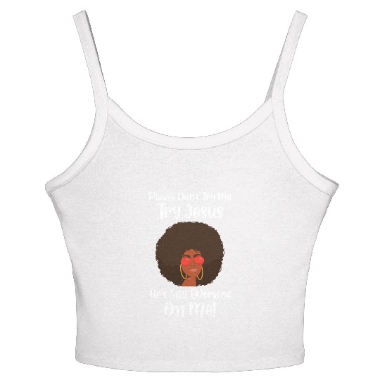 Afro Black Girl Pride Afro Girl Afrocentric Melani Women's Spaghetti Strap Tank Top