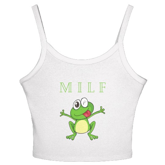 My Friends Frogs Man I Love Frogs Women's Spaghetti Strap Tank Top