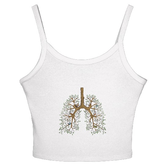Mother Nature Breath Of Life Nature s Lungs T Shi Women's Spaghetti Strap Tank Top