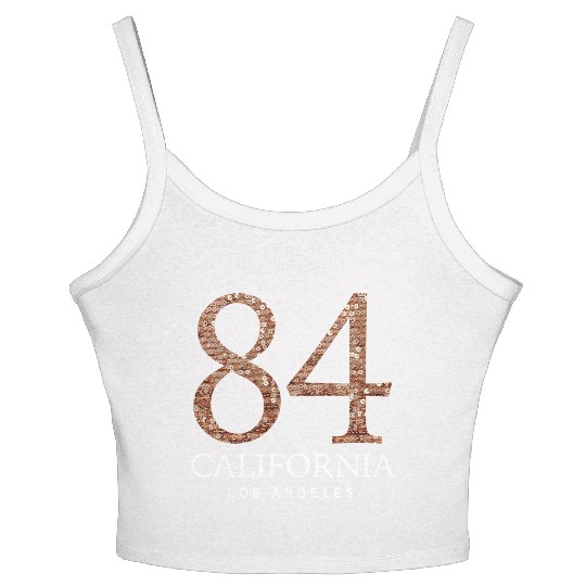 California Los Angeles est 84 Women's Spaghetti Strap Tank Top