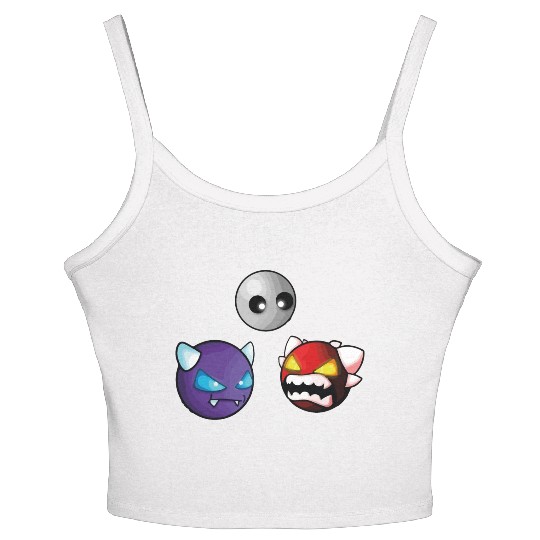 geometry dash insane game Women's Spaghetti Strap Tank Top