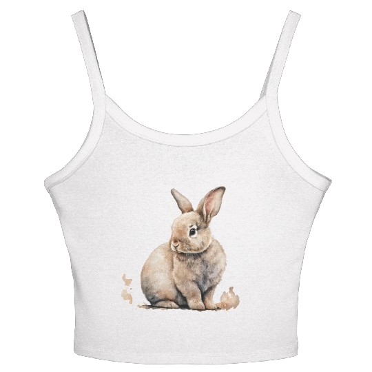 Easter Bunny Women's Spaghetti Strap Tank Top