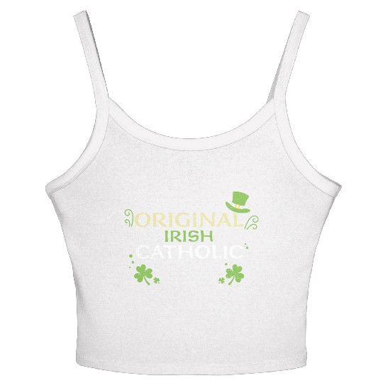 Original Irish Catholic Women's Spaghetti Strap Tank Top