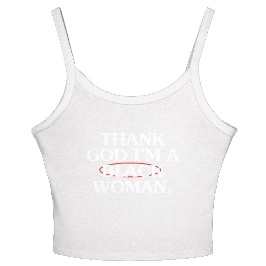 Thank God For The Glow And Thank My Therapist Women's Spaghetti Strap Tank Top