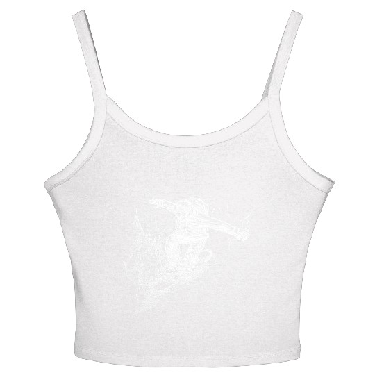Offroad Snowboarding Extreme Snowboard Style Women's Spaghetti Strap Tank Top