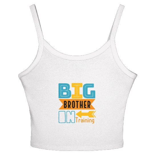 big brother in training, big brother 2024 Women's Spaghetti Strap Tank Top