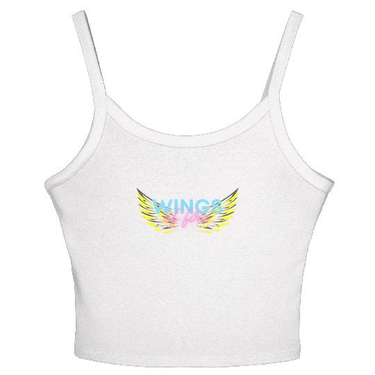 Wings of fire Women's Spaghetti Strap Tank Top
