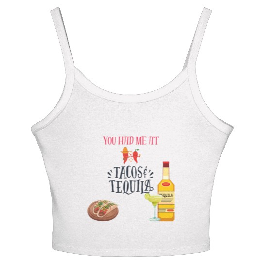 Tacos & Tequila Women's Spaghetti Strap Tank Top