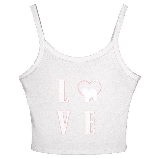 I Love My Dog Chow Chow Women's Spaghetti Strap Tank Top