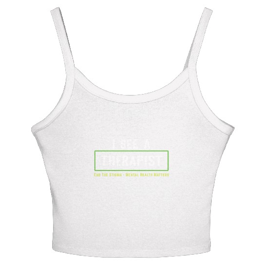 May Green Fight Stigma Mental Health Awareness Women's Spaghetti Strap Tank Top