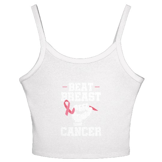 Beat Breast Cancer Advocacy Breast Cancer Women's Spaghetti Strap Tank Top